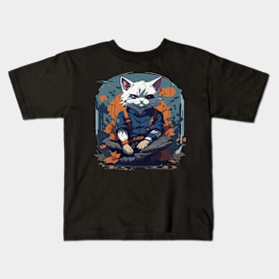 forest cat Kids T-Shirt